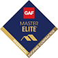 GAF Master Elite residential roofing contractor badge